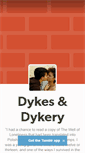 Mobile Screenshot of dykesanddykery.tumblr.com