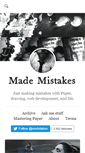 Mobile Screenshot of mademistakes.tumblr.com