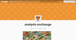 Desktop Screenshot of analysis-exchange.tumblr.com