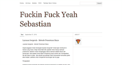 Desktop Screenshot of fuckinfuckyeahsebastian.tumblr.com