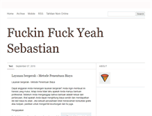 Tablet Screenshot of fuckinfuckyeahsebastian.tumblr.com