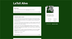 Desktop Screenshot of latex-alive.tumblr.com