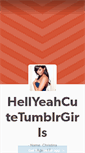 Mobile Screenshot of hellyeahcutetumblrgirls.tumblr.com