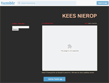 Tablet Screenshot of keesnierop.tumblr.com