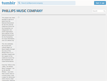 Tablet Screenshot of phillipsmusiccompany.tumblr.com