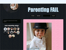Tablet Screenshot of parentingfail.tumblr.com