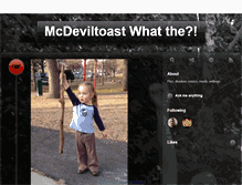 Tablet Screenshot of mcdeviltoast.tumblr.com