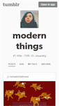 Mobile Screenshot of modernthings.tumblr.com