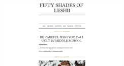 Desktop Screenshot of leshiixoxo.tumblr.com