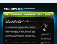 Tablet Screenshot of nightscapingradio.tumblr.com