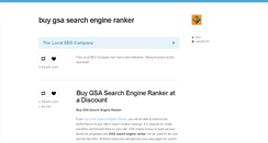 Desktop Screenshot of buygsasearchengineranker.tumblr.com