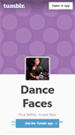 Mobile Screenshot of dancefaces.tumblr.com