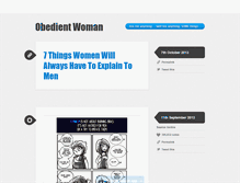Tablet Screenshot of obedientwoman.tumblr.com