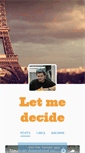 Mobile Screenshot of let-me-decide.tumblr.com