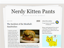 Tablet Screenshot of nerdykittenpants.tumblr.com