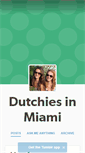 Mobile Screenshot of dutchiesinmiami.tumblr.com