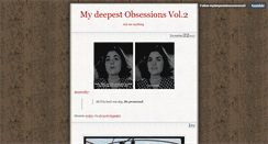 Desktop Screenshot of mydeepestobsessionsvol2.tumblr.com