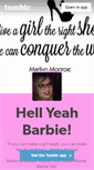 Mobile Screenshot of hellyeahbarbie.tumblr.com