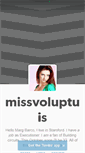 Mobile Screenshot of missvoluptuis.tumblr.com