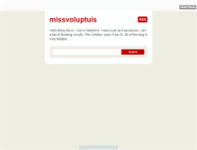 Tablet Screenshot of missvoluptuis.tumblr.com