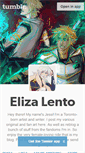 Mobile Screenshot of elizalento.tumblr.com