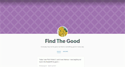 Desktop Screenshot of findgood.tumblr.com