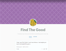 Tablet Screenshot of findgood.tumblr.com