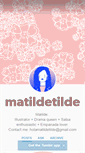 Mobile Screenshot of matildetilde.tumblr.com