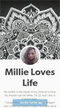 Mobile Screenshot of millieloveslife.tumblr.com