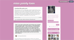 Desktop Screenshot of misspointytoes.tumblr.com