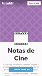 Mobile Screenshot of notasdecine.tumblr.com