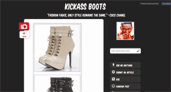 Desktop Screenshot of kickassboots.tumblr.com