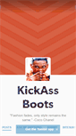 Mobile Screenshot of kickassboots.tumblr.com