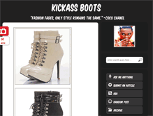 Tablet Screenshot of kickassboots.tumblr.com