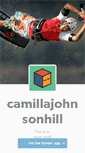 Mobile Screenshot of camillajohnsonhill.tumblr.com