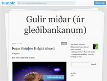 Tablet Screenshot of gulirmidarurgledibankanum.tumblr.com