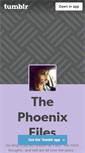 Mobile Screenshot of phoenixfiles87.tumblr.com