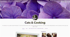 Desktop Screenshot of catsandcooking.tumblr.com