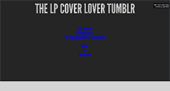 Desktop Screenshot of lpcoverlover.tumblr.com