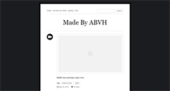 Desktop Screenshot of madebyabvh.tumblr.com
