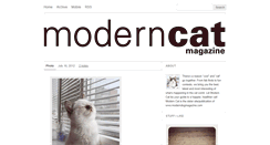 Desktop Screenshot of moderncatmag.tumblr.com