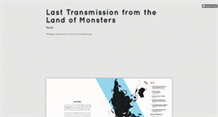 Desktop Screenshot of landofmonsters.tumblr.com