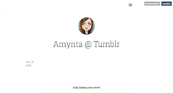 Desktop Screenshot of amynta.tumblr.com