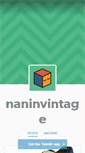 Mobile Screenshot of naninvintage.tumblr.com