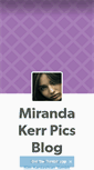 Mobile Screenshot of mirandakerrpics.tumblr.com