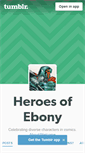 Mobile Screenshot of ebonyheroes.tumblr.com