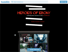 Tablet Screenshot of ebonyheroes.tumblr.com