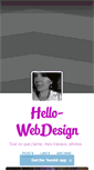 Mobile Screenshot of hello-webdesign.tumblr.com