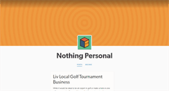 Desktop Screenshot of nothingpersonalblog.tumblr.com