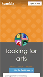 Mobile Screenshot of lookingforarts.tumblr.com